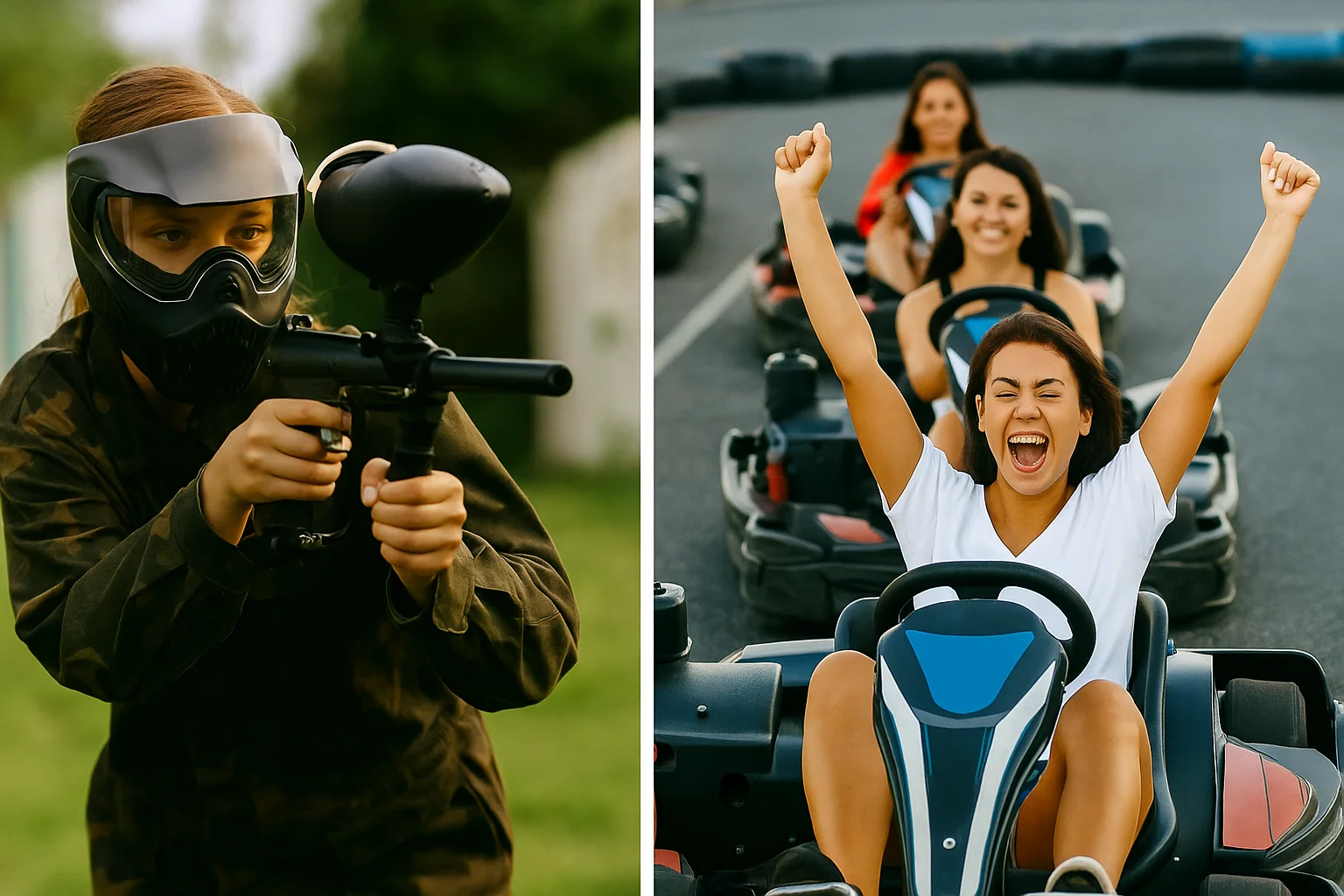 Actividades divertidas para despedidas en Mallorca: paintball, karts y más Despedida de soltera en Mallorca con karts y paintball